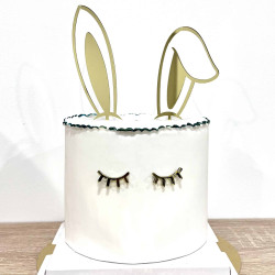Topper cake Modèle Oreille de lapin