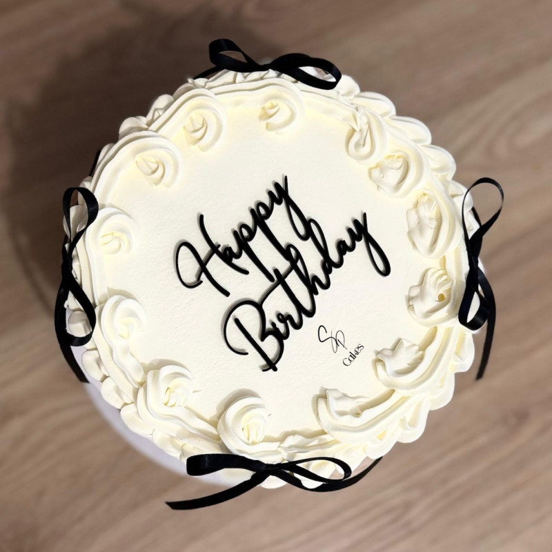 Face topper modèle Happy Birthday Face topper modèle Happy Birthday