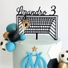Topper cake modèle But de foot + ballon