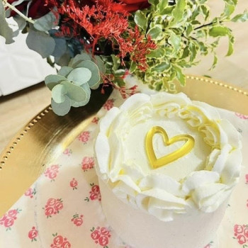 Face topper cupcake Cœur vide  / Quantité mini 10