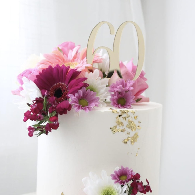 Topper Cake chiffre