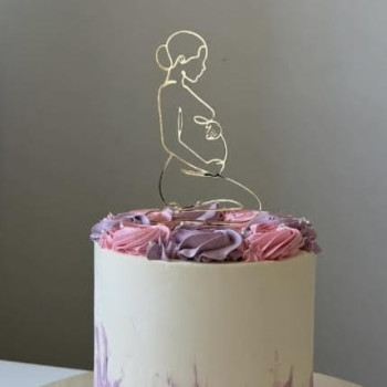 Topper Cake femme enceinte N°6