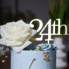 Topper Cake chiffre TH