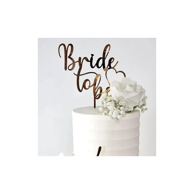 Topper cake Modèle Bride to Be