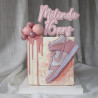 Topper cake modèle Double couleur Pastel