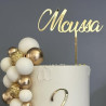 Topper cake modèle 1 Prénom Topper cake modèle 1 Prénom