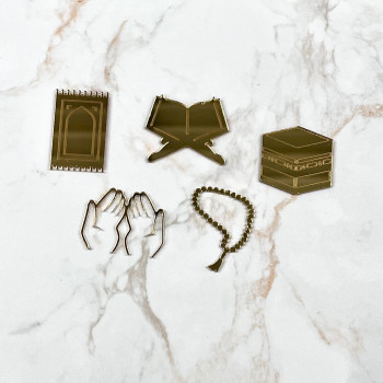 Face topper cupcake Ramadan N°2 / Quantité mini 10