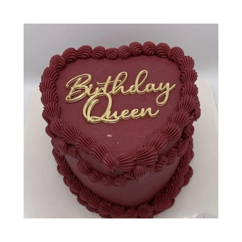 Face topper modèle Birthday queen