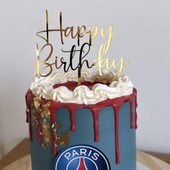 Topper Cake Modèle Happy Birthday