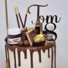 Topper cake modèle Prénom + Âge