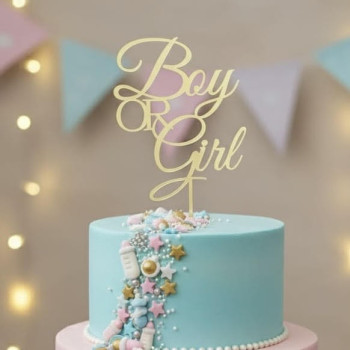 Topper Cake Modèle Boy or Girl N°2