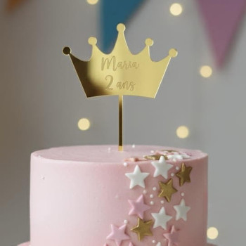 Topper cake modèle Couronne