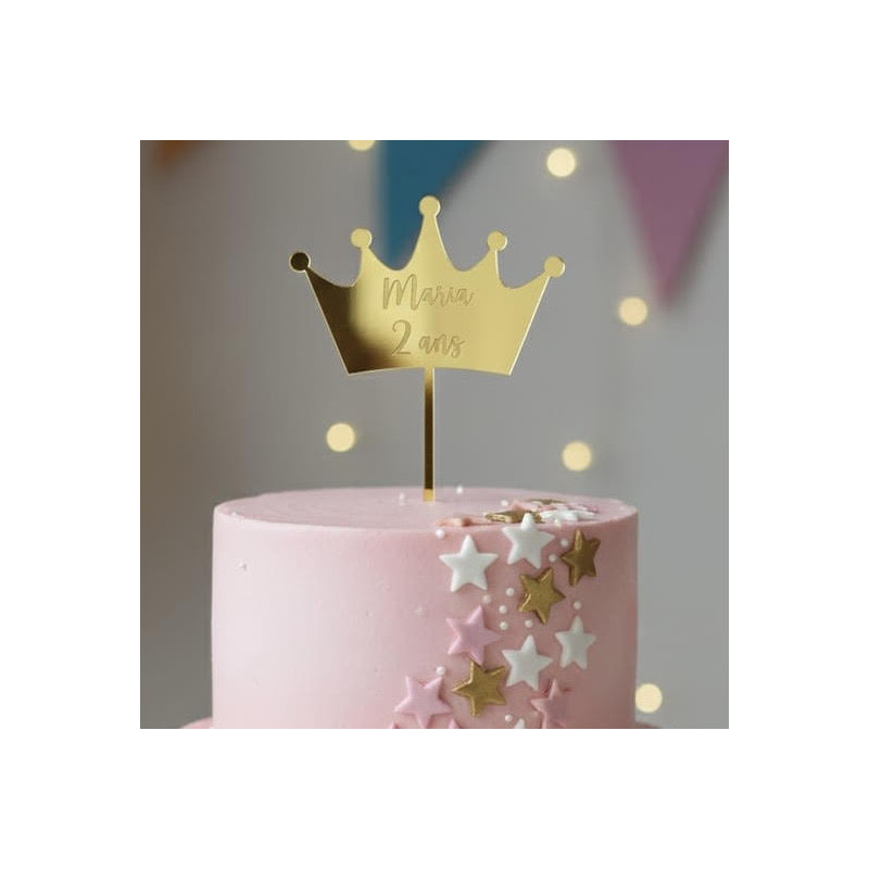 Topper cake modèle Couronne