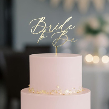 Topper cake Modèle Bride to Be N°2