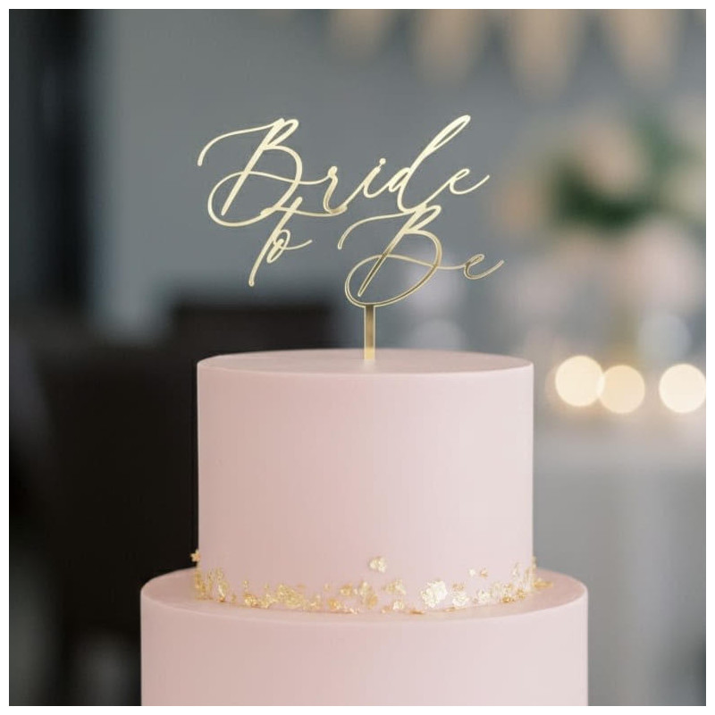 Topper cake Modèle Bride to Be N°2