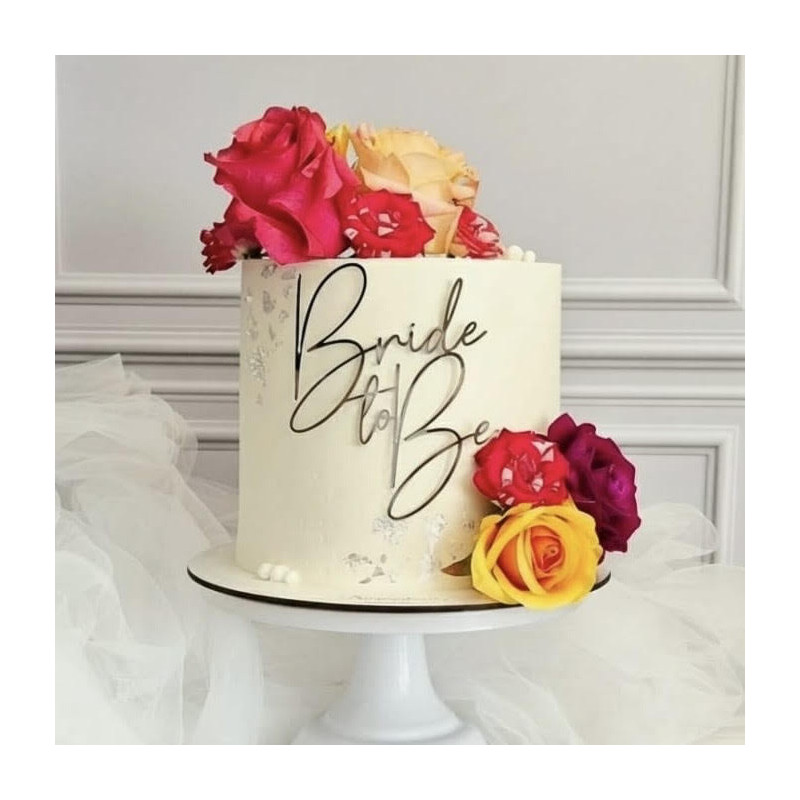 Face topper modèle Bride to be N°2