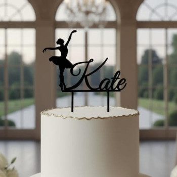 Topper cake modèle Danseuse