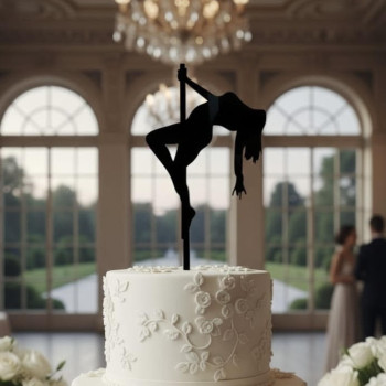 Topper cake modèle Pole dance