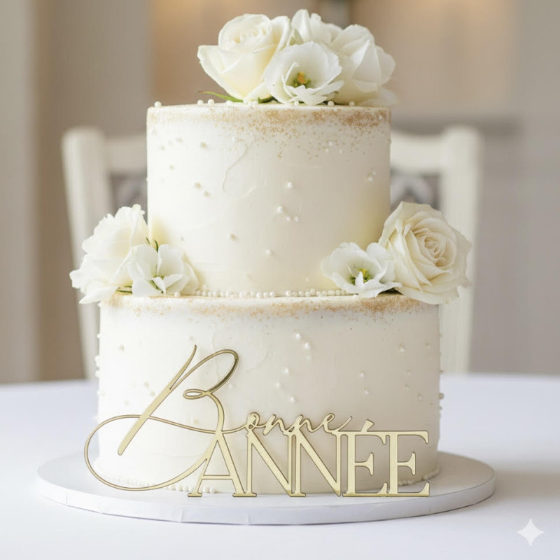 Face topper modèle Bonne année