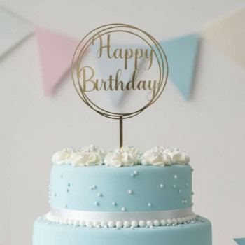 Topper cake modèle Multicercle