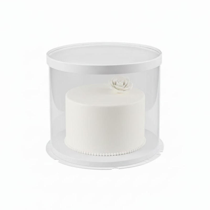Boite à gâteaux Ronde Blanche D26 x H18 cm