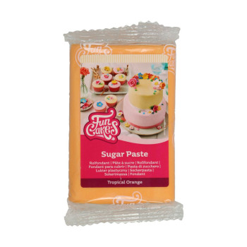 Pâte à sucre FunCakes Orange Tropicale 250g