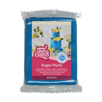 Pâte à sucre FunCakes Bleu Bella 250g