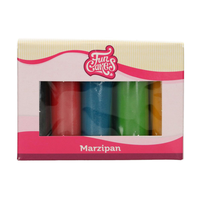 Multipack Pâte d’amande FunCakes Couleurs essentielle 5x100g Multipack Pâte d’amande FunCakes Couleurs essentielle 5x100g