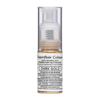 Spray Poudre Pailletée Sugarflair - Or Foncé