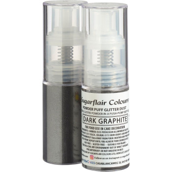 Spray Poudre Pailletée Sugarflair - Argent foncé