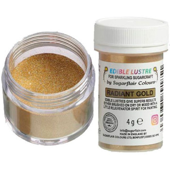 Poudre Lustrant Sugarflair - Or éclatant