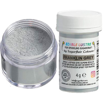 Poudre Lustrant Sugarflair - Gris Franklin
