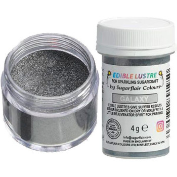 Poudre Lustrant Sugarflair - Gris Galaxy
