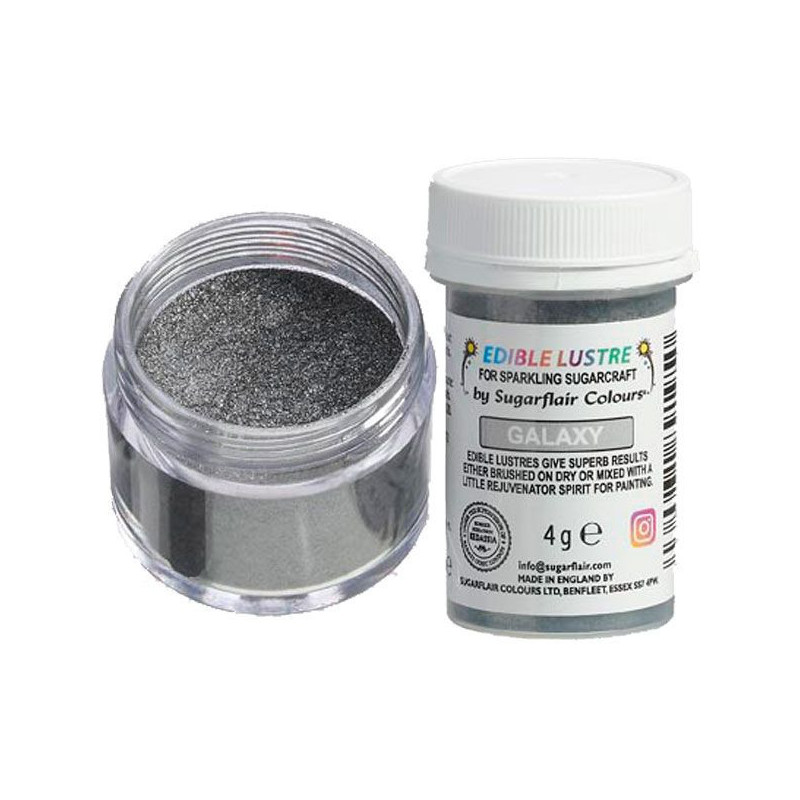 Poudre Lustrant Sugarflair - Gris Galaxy Poudre Lustrant Sugarflair - Gris Galaxy