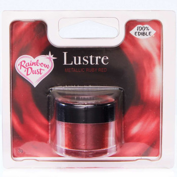 Poudre Lustrant Métallique Rainbow Dust - Rouge Rubis