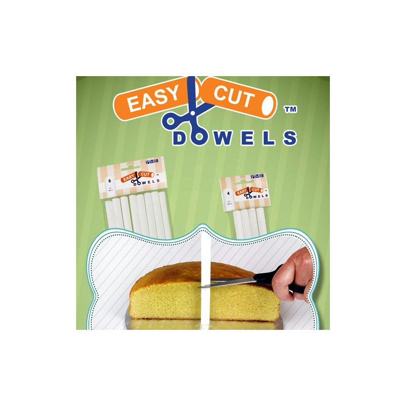 Lot de 4 Dowels PME 30 cm Easy Cut Lot de 4 Dowels PME 30 cm Easy Cut