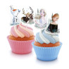 Topper Cupcake La Reine Des Neiges x16 Topper Cupcake La Reine Des Neiges x16