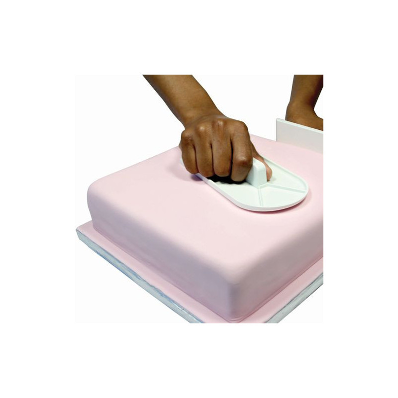 Lisseur pâte à sucre Angles droits - PME Lisseur pâte à sucre Angles droits - PME