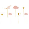 Topper Cupcake Cigogne x7 - PartyDeco Topper Cupcake Cigogne x7 - PartyDeco