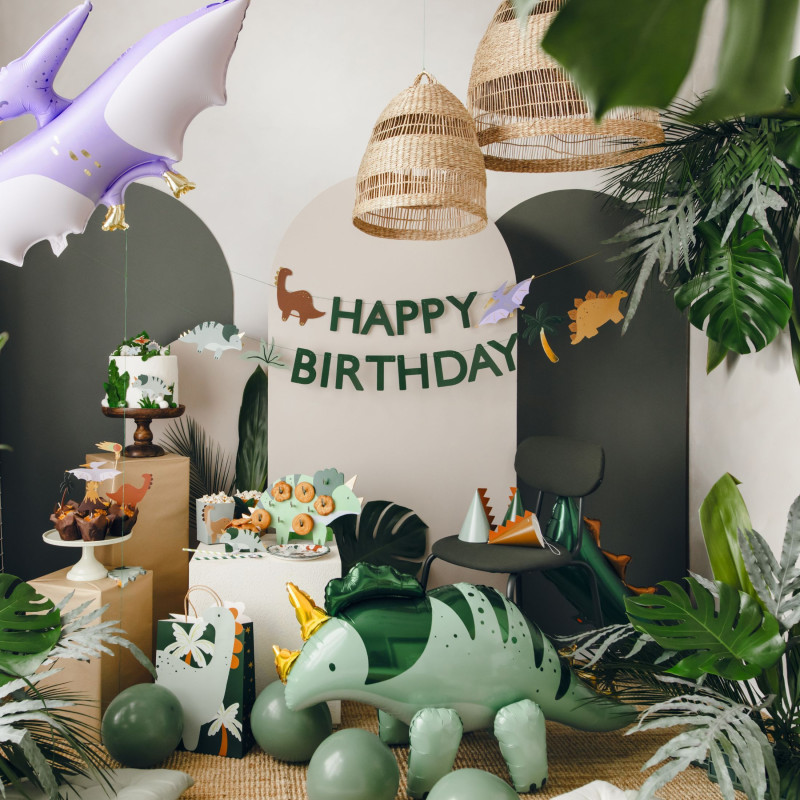 Topper Cupcake Dinosaures x6 - PartyDeco Topper Cupcake Dinosaures x6 - PartyDeco