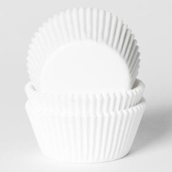 Mini Caissettes à Cupcake Blanche x500 - House of Marie