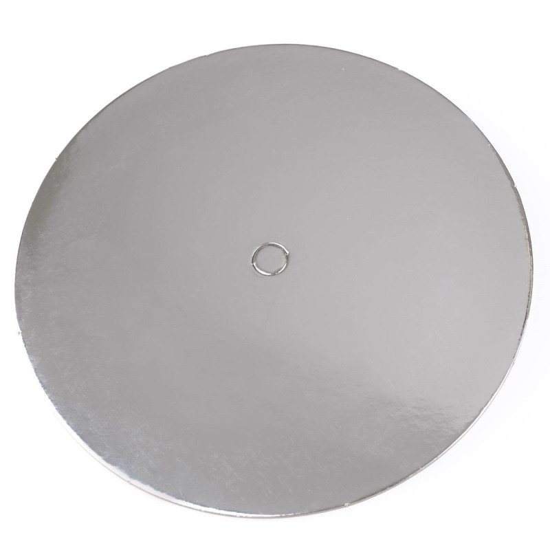 Set 10 Cake Board Rond Argent Perforé - Plusieurs Tailles - LOYAL Set 10 Cake Board Rond Argent Perforé - Plusieurs Tailles - LOYAL