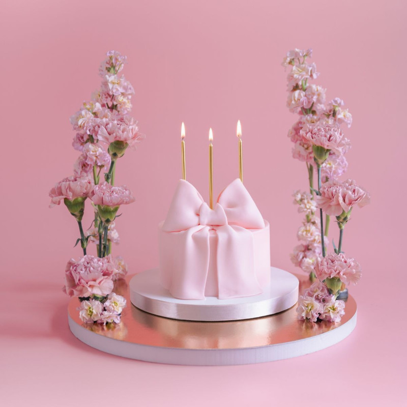 12 bougies Dorées 14 cm - PartyDeco