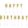 Bougies Happy Birthday - PartyDeco