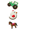 Set de 3 Emporte-pièces Wilton Tracteur - Poussin - Cheval