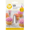 Set 1 Douille 2D + 2 Poches à douilles jetables 30 cm - Wilton Set 1 Douille 2D + 2 Poches à douilles jetables 30 cm - Wilton