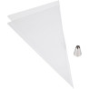 Set 1 Douille 2D + 2 Poches à douilles jetables 30 cm - Wilton Set 1 Douille 2D + 2 Poches à douilles jetables 30 cm - Wilton