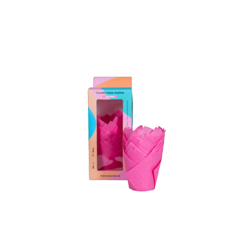 Caissettes à Muffins Tulipe Rose x50 Caissettes à Muffins Tulipe Rose x50