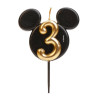 Bougies Mickey Chiffre N°3 - Dekora Bougies Mickey Chiffre N°3 - Dekora