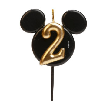 Bougies Mickey Chiffre N°2 - Dekora